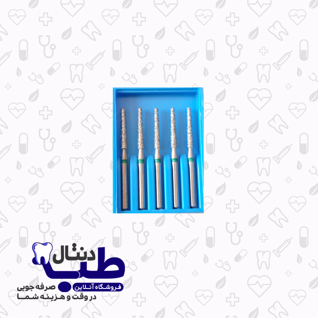 فرز الماسی تیپر بلند دندانپزشکی _014_کدIQDENT_848G